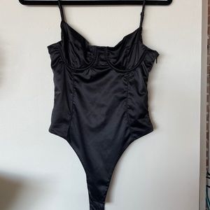 black silk going out tank